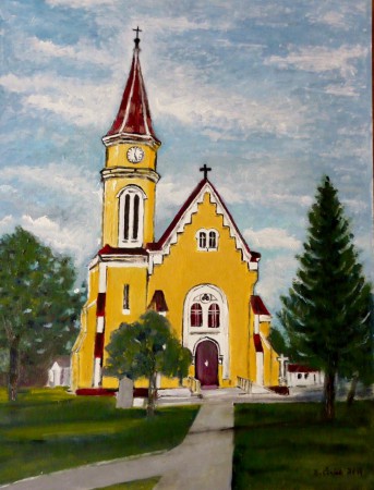 Kostolík v obci Závod