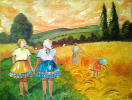 Žatva v minulom storočí